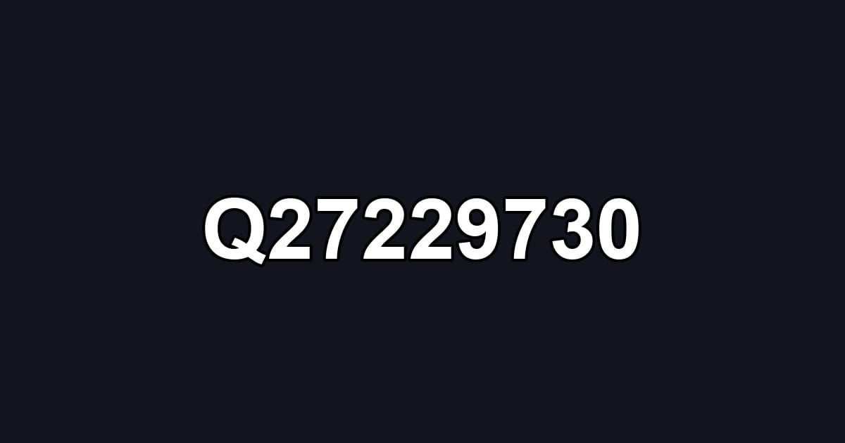 Q27229730
