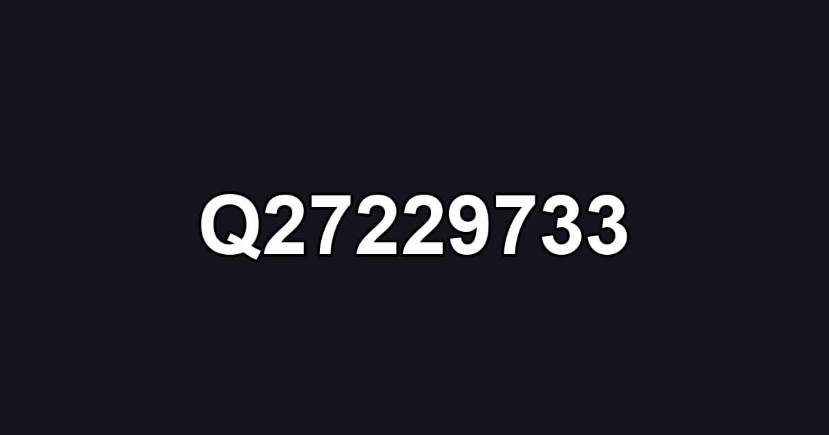 Q27229733