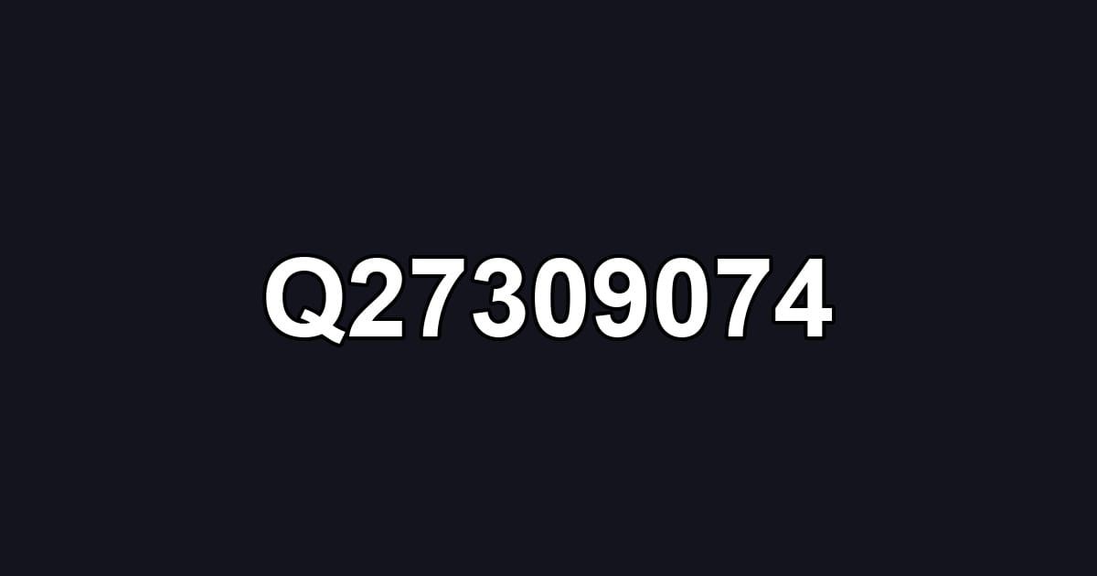 Q27309074