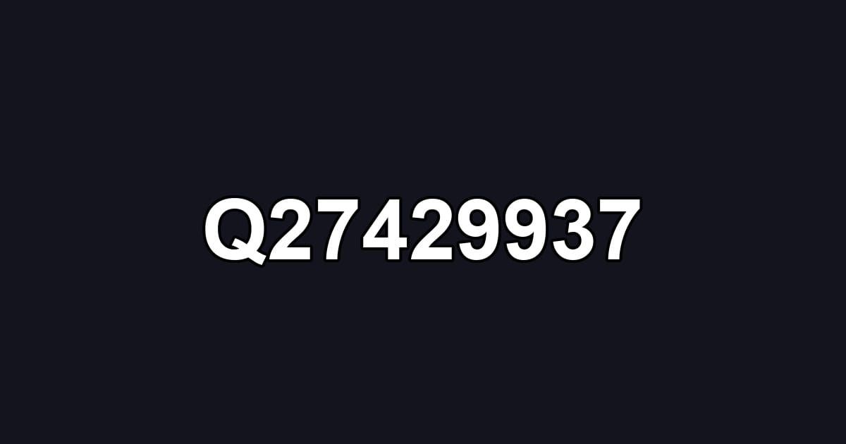 Q27429937