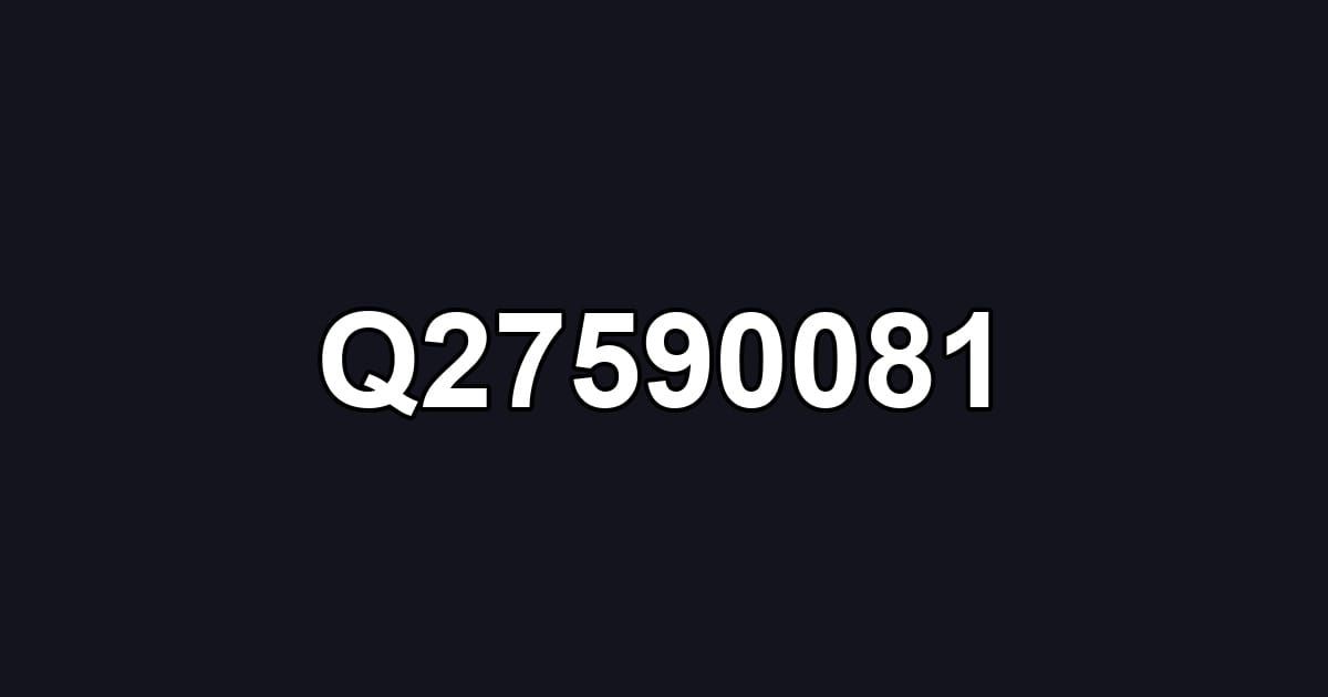 Q27590081
