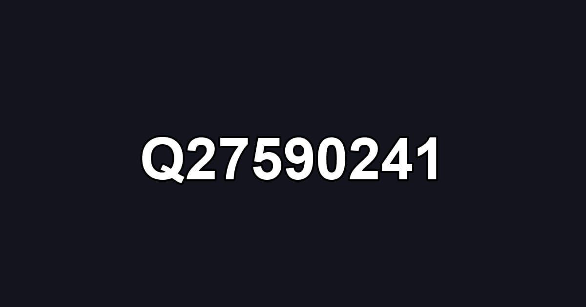 Q27590241
