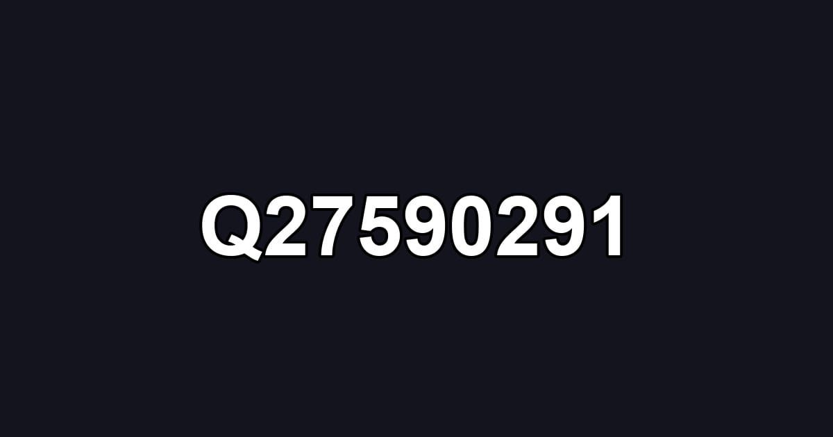 Q27590291