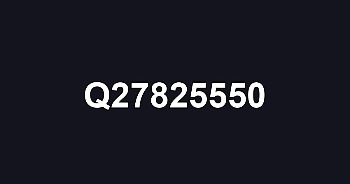 Q27825550