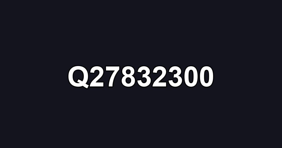 Q27832300