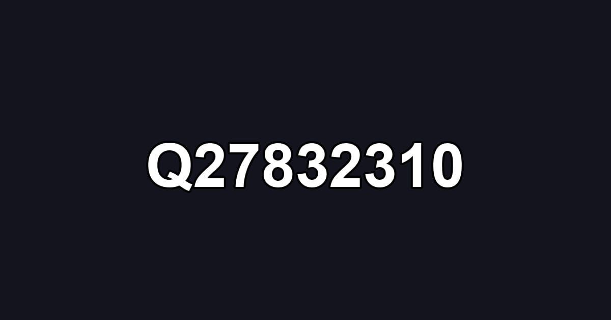 Q27832310