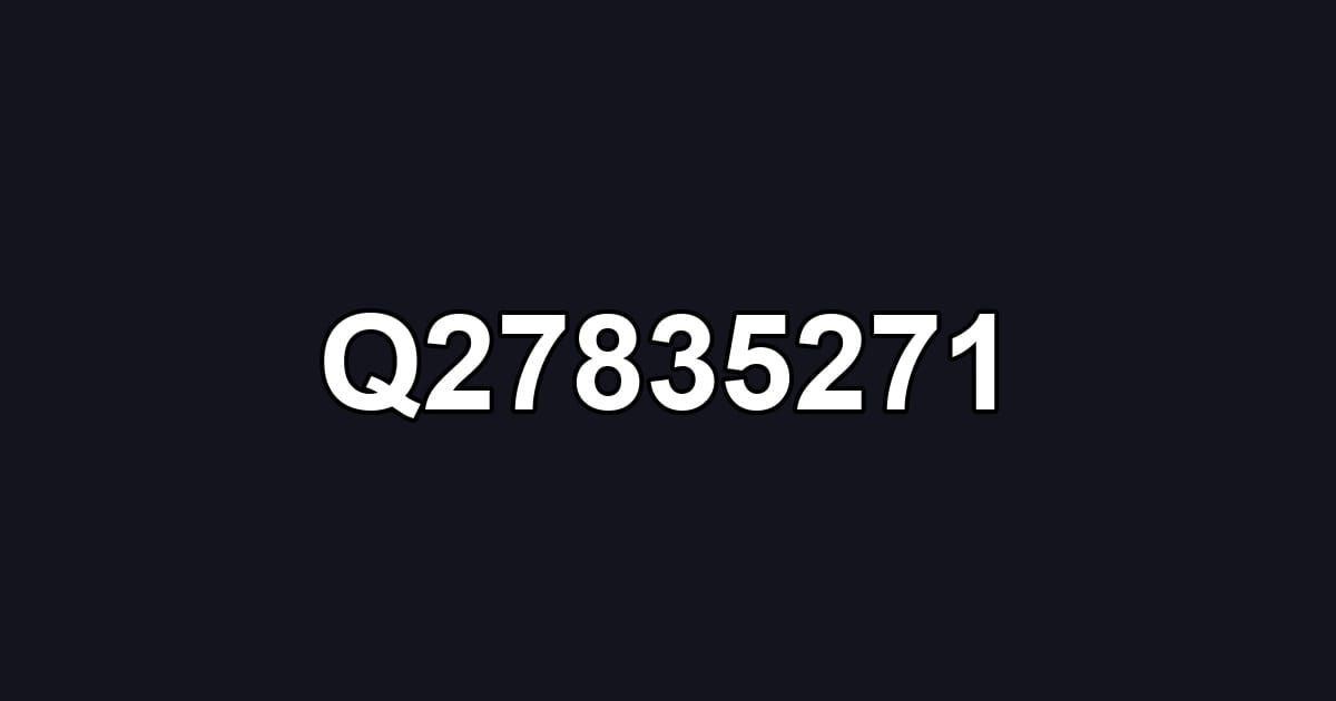 Q27835271