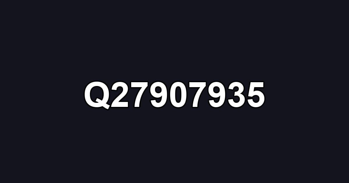 Q27907935
