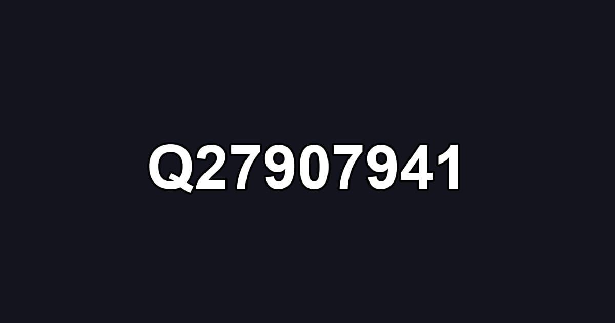 Q27907941