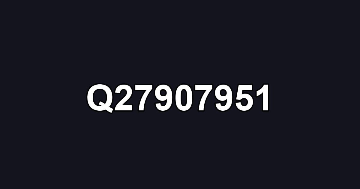 Q27907951