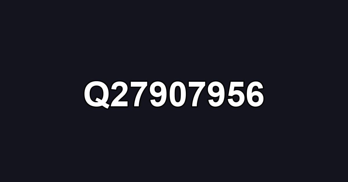 Q27907956