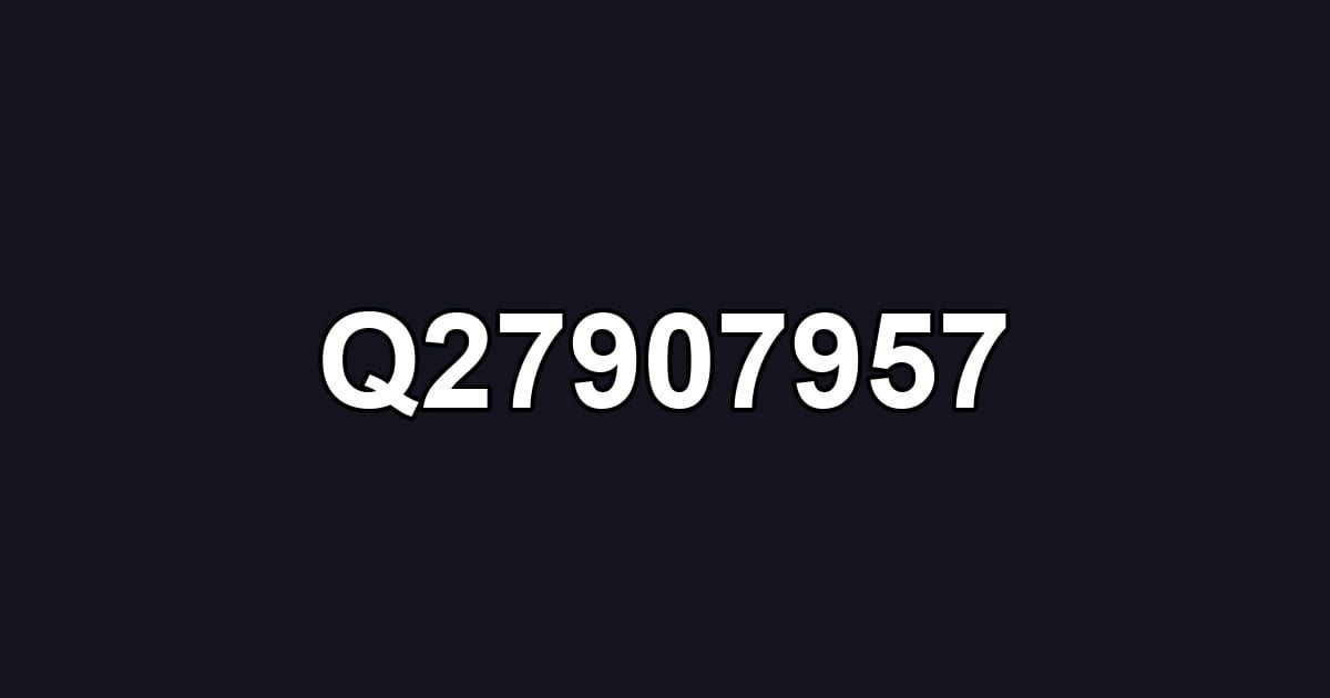 Q27907957
