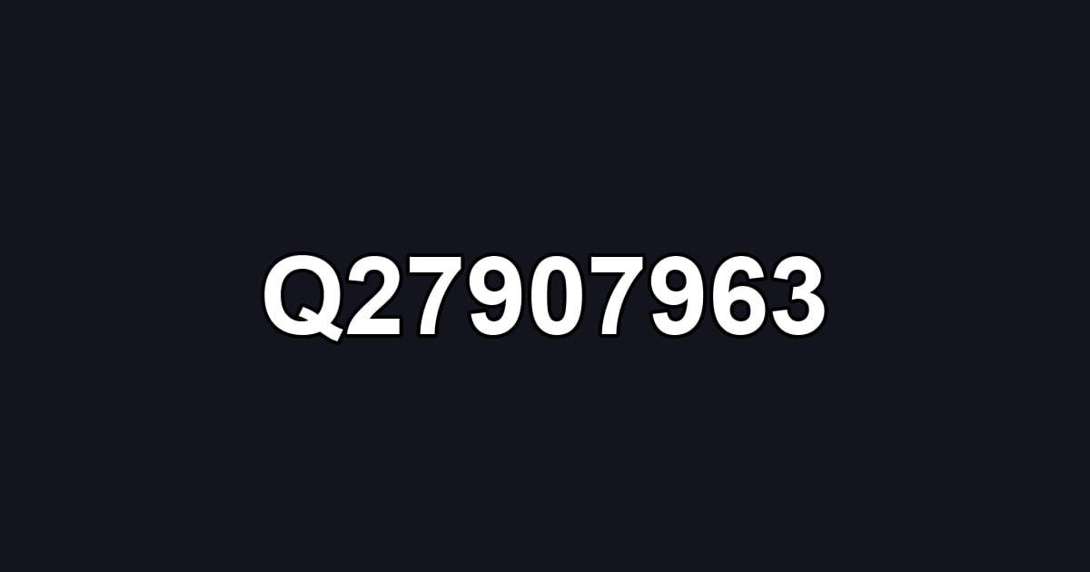 Q27907963