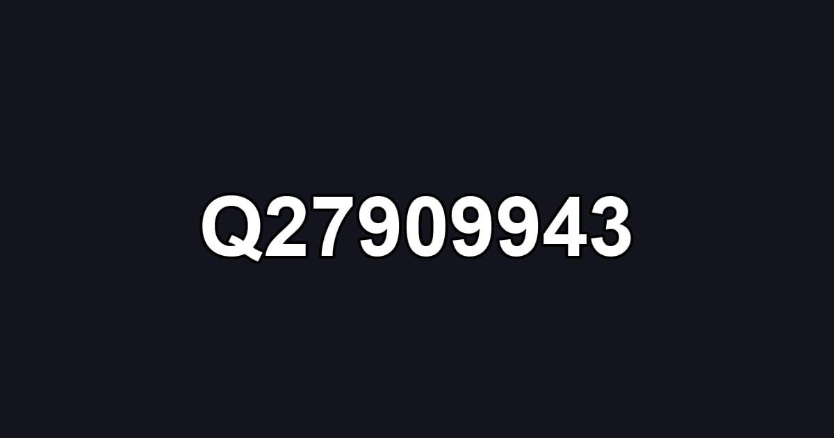 Q27909943