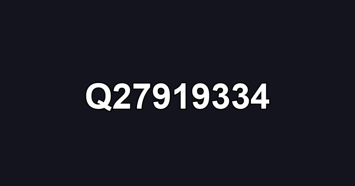 Q27919334
