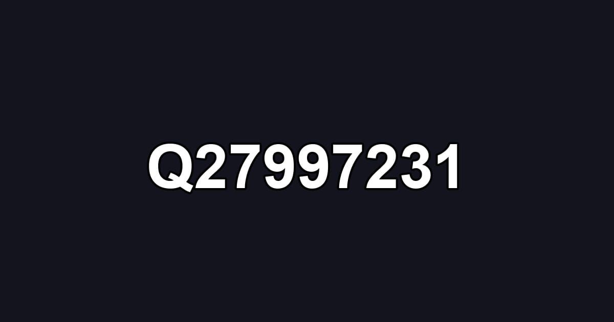 Q27997231