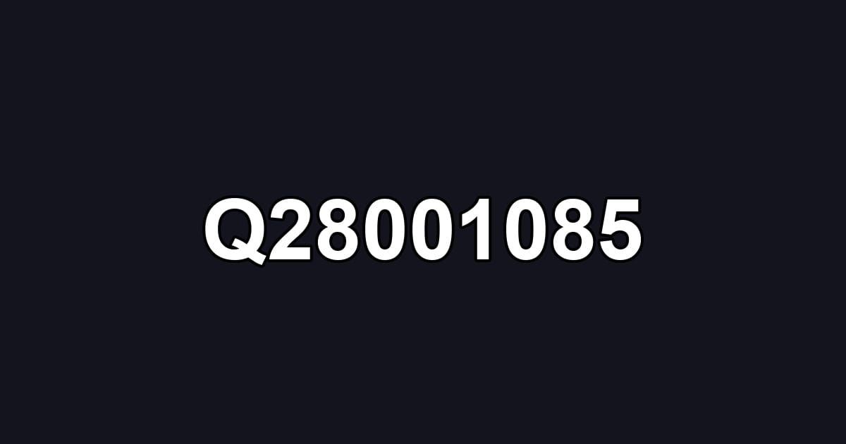 Q28001085