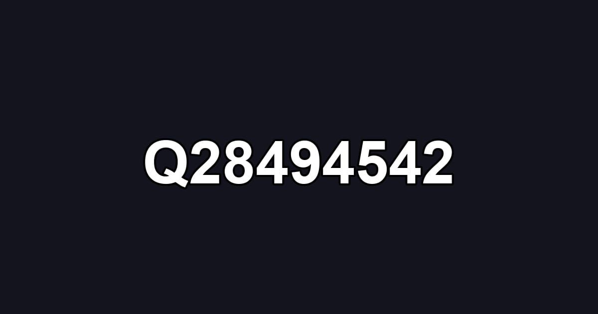Q28494542