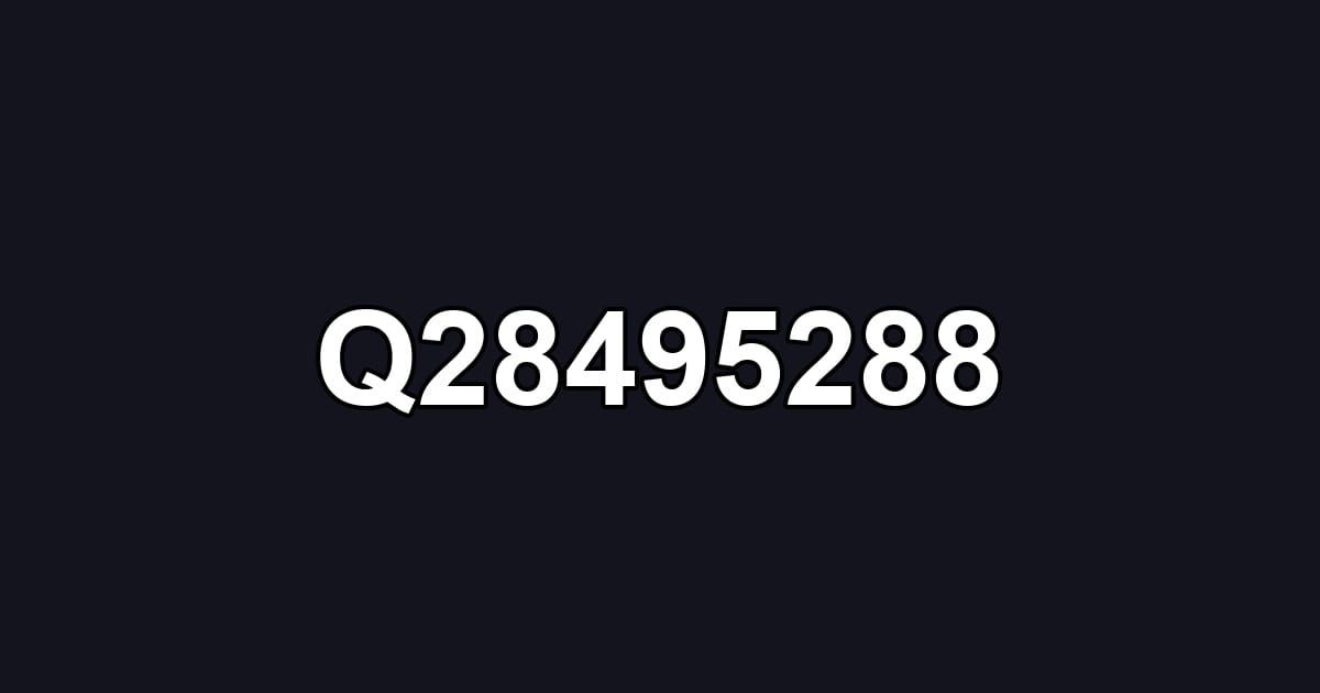 Q28495288