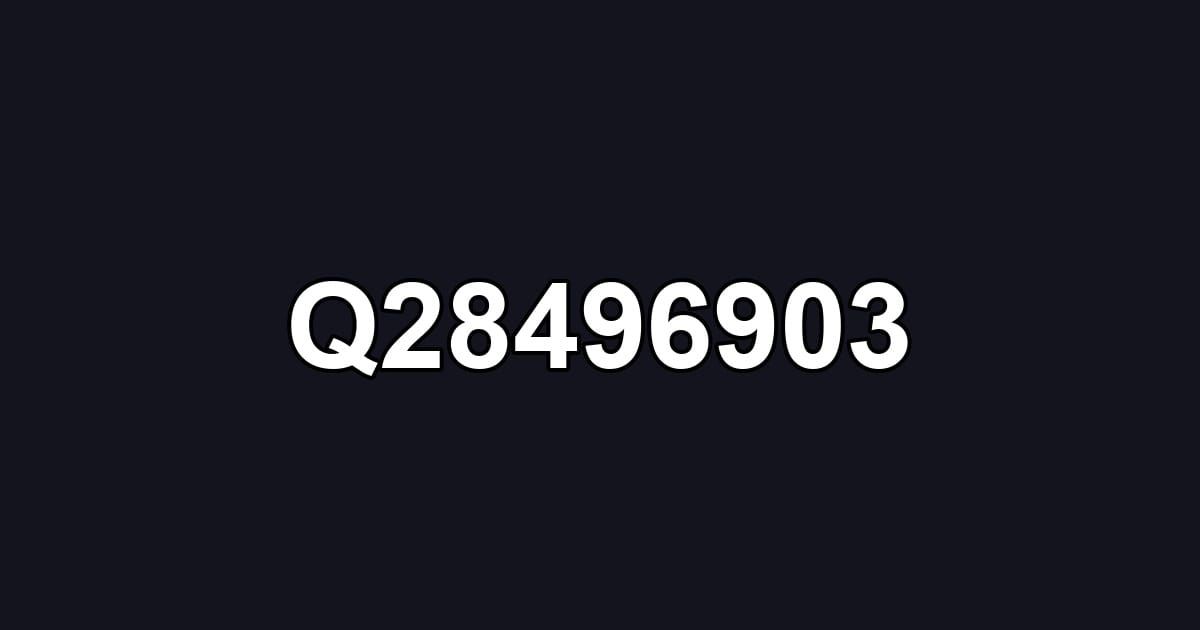Q28496903