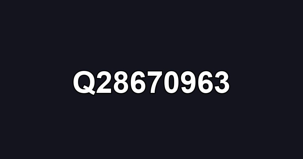 Q28670963
