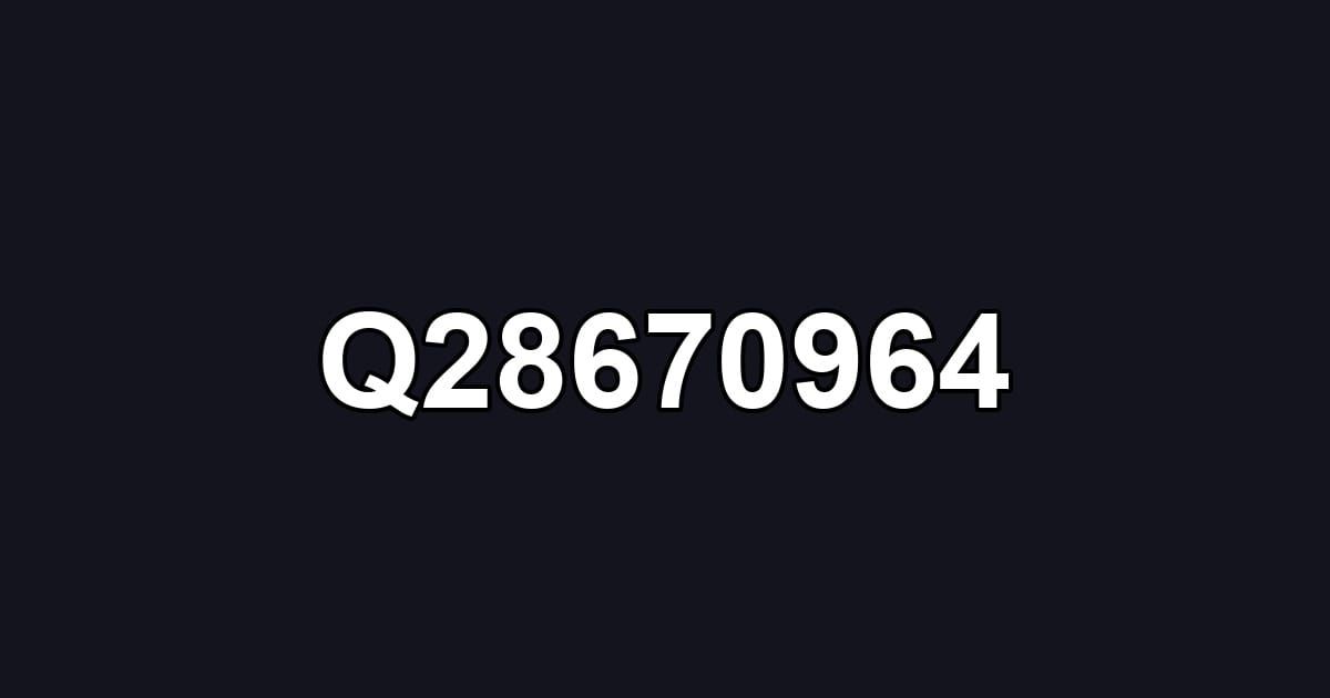 Q28670964