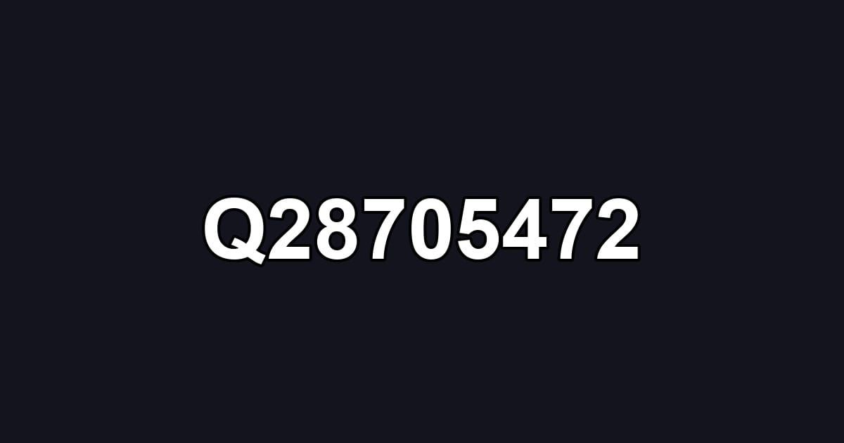 Q28705472