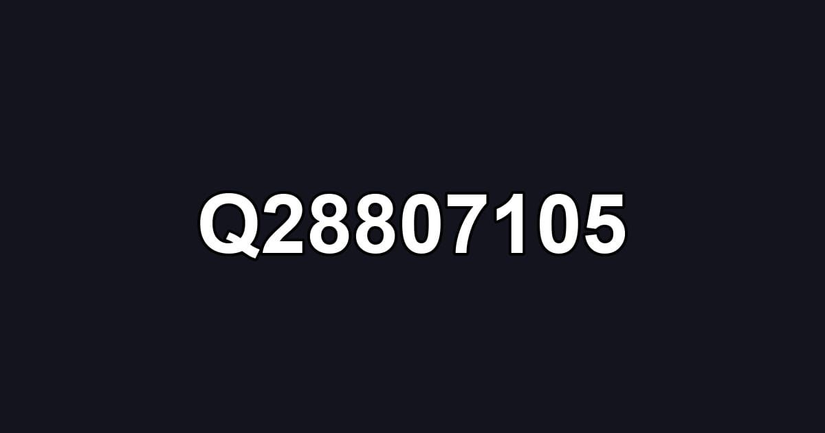 Q28807105