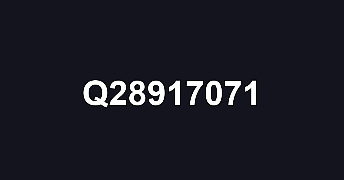 Q28917071