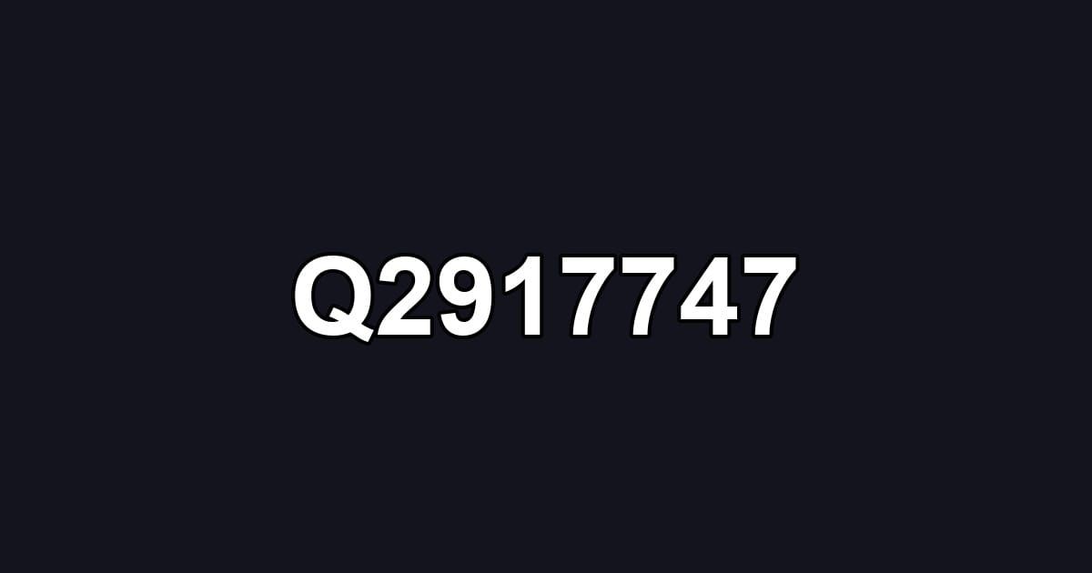 Q2917747
