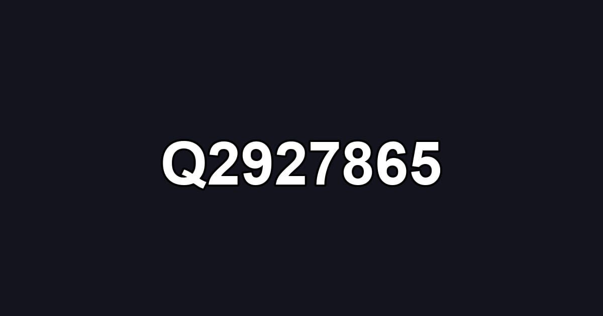Q2927865