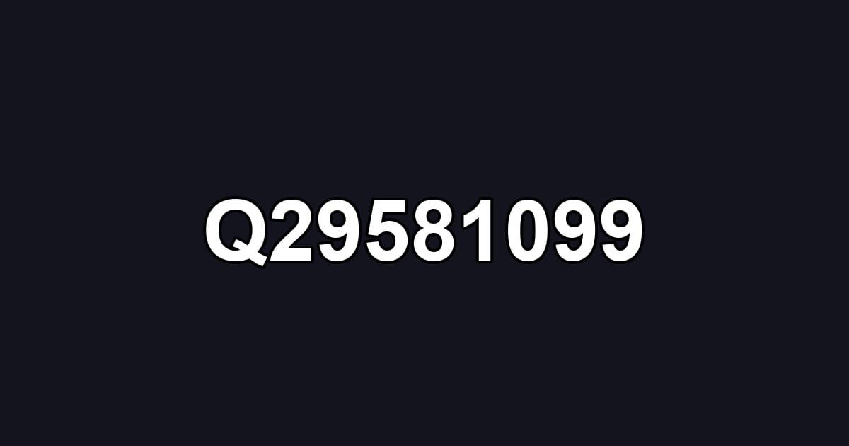 Q29581099