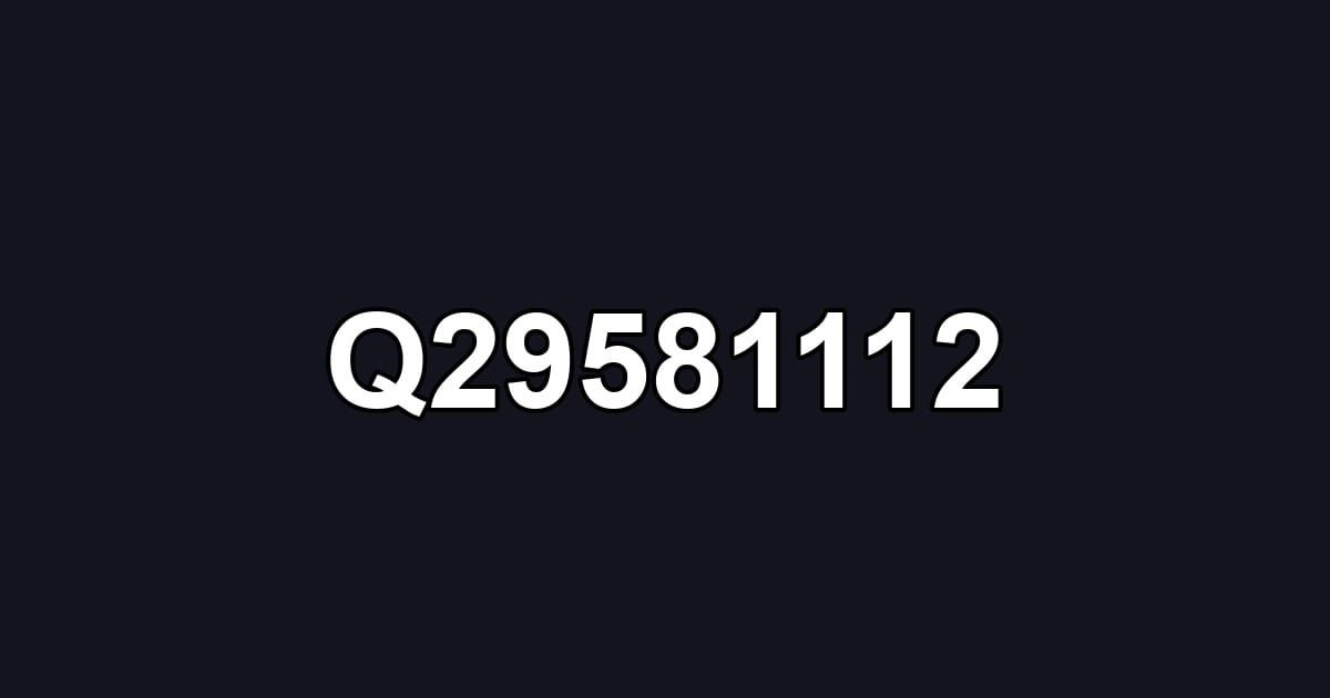 Q29581112