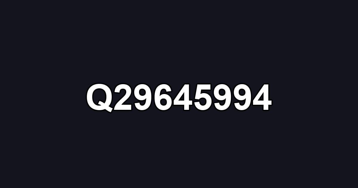 Q29645994