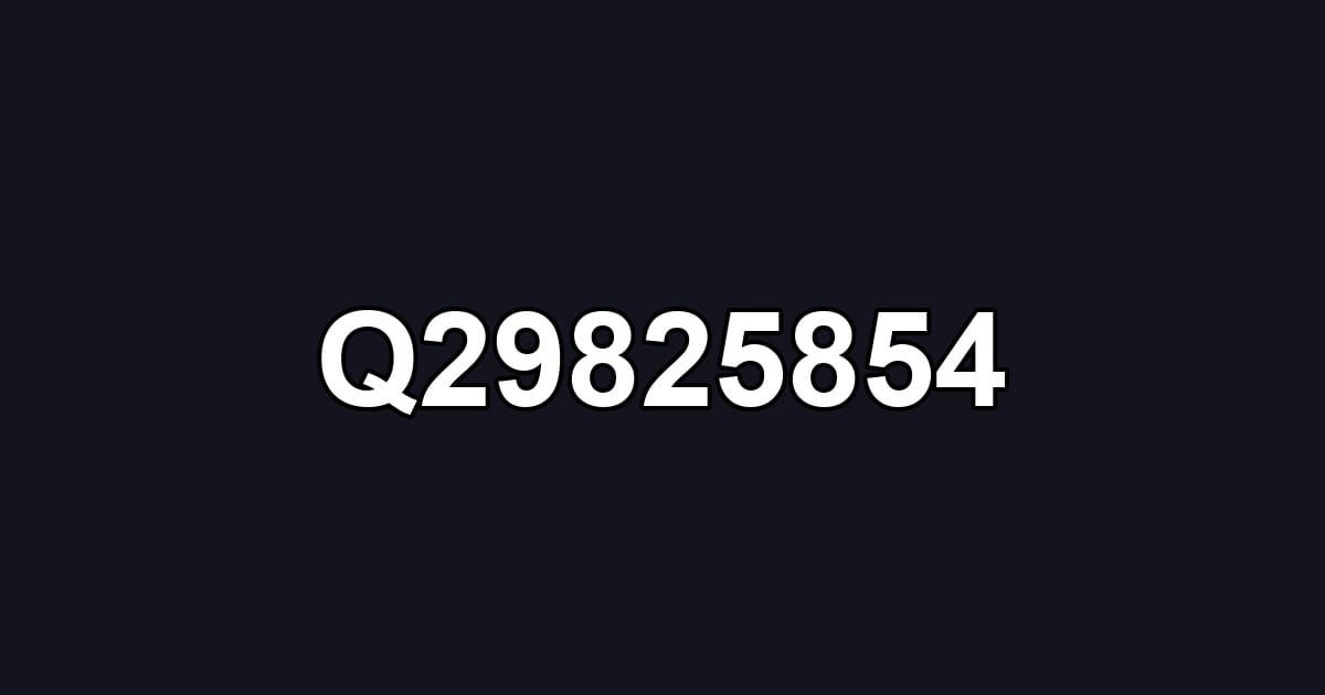 Q29825854