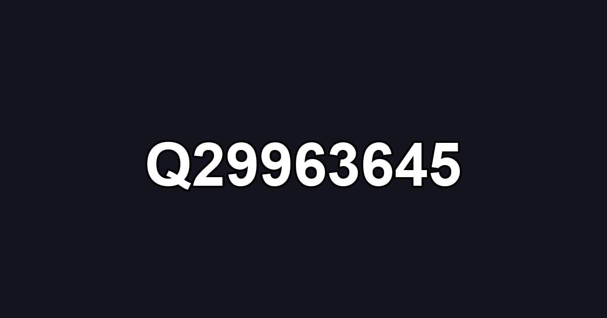 Q29963645