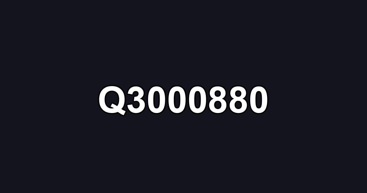 Q3000880