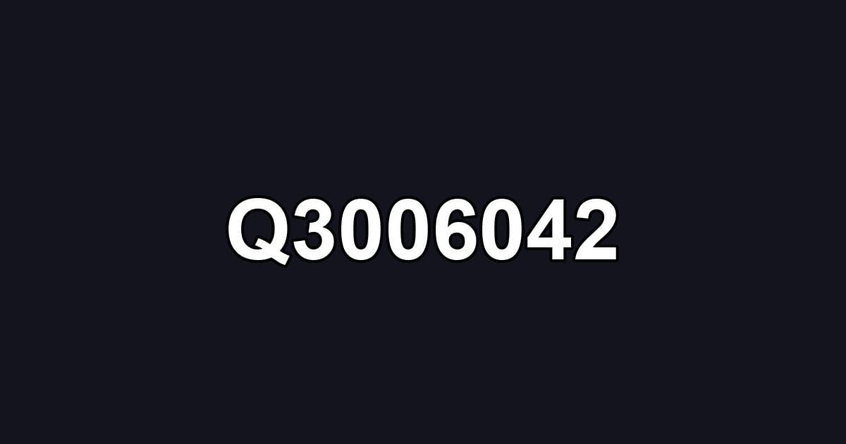 Q3006042