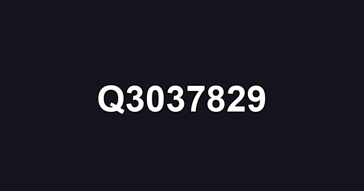 Q3037829