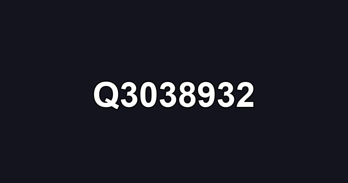 Q3038932