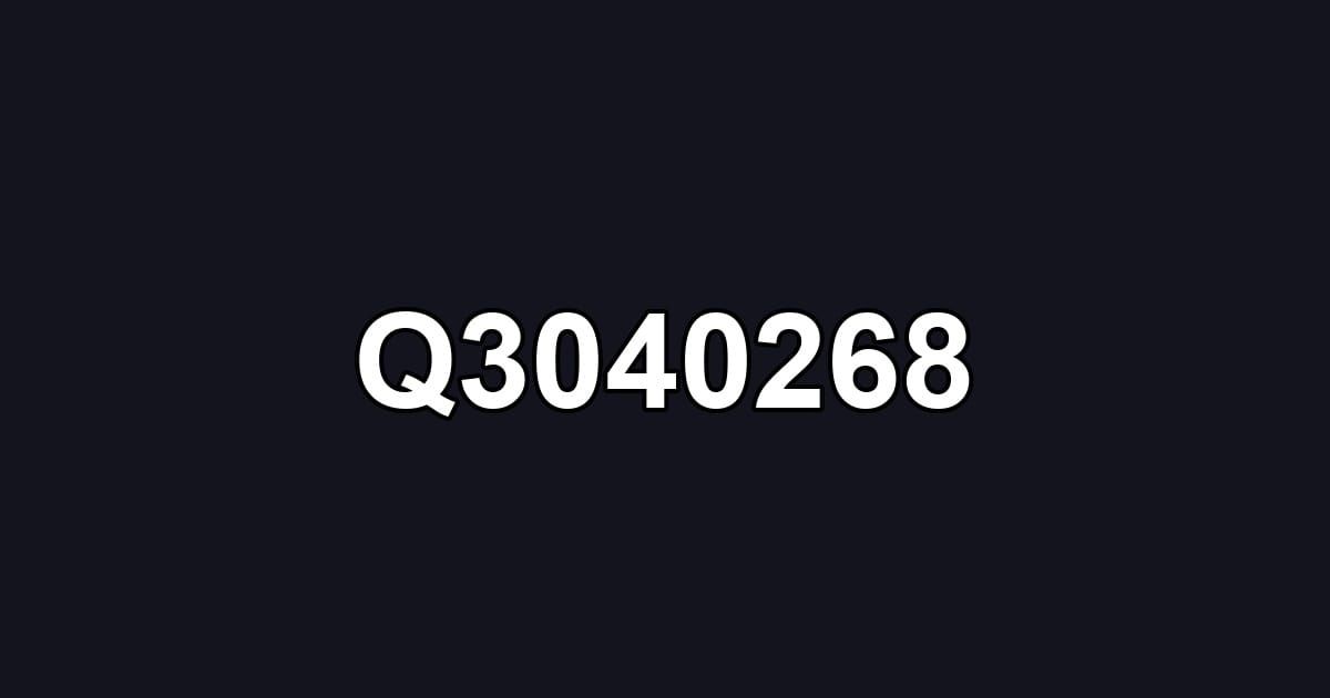 Q3040268