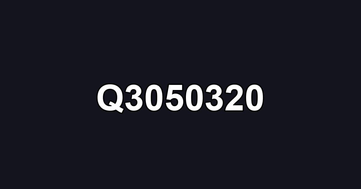 Q3050320