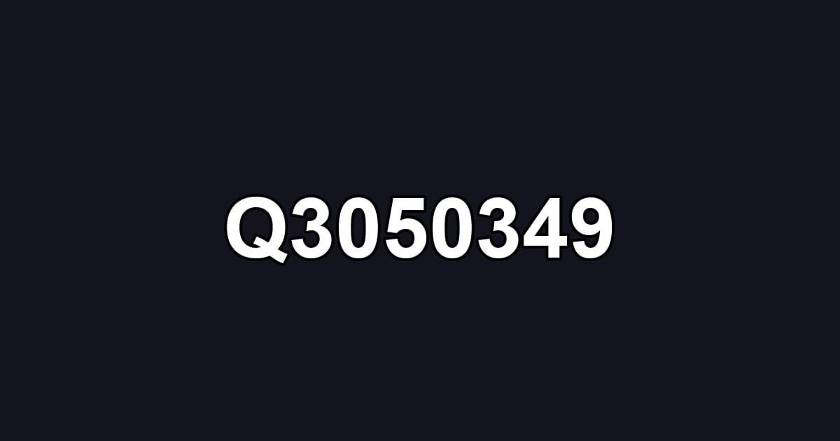 Q3050349