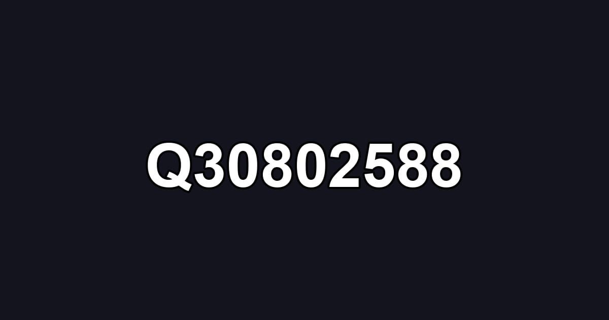 Q30802588
