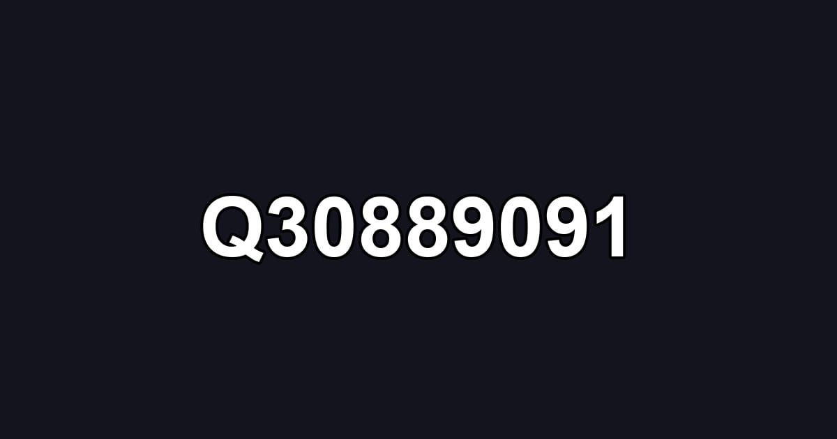 Q30889091