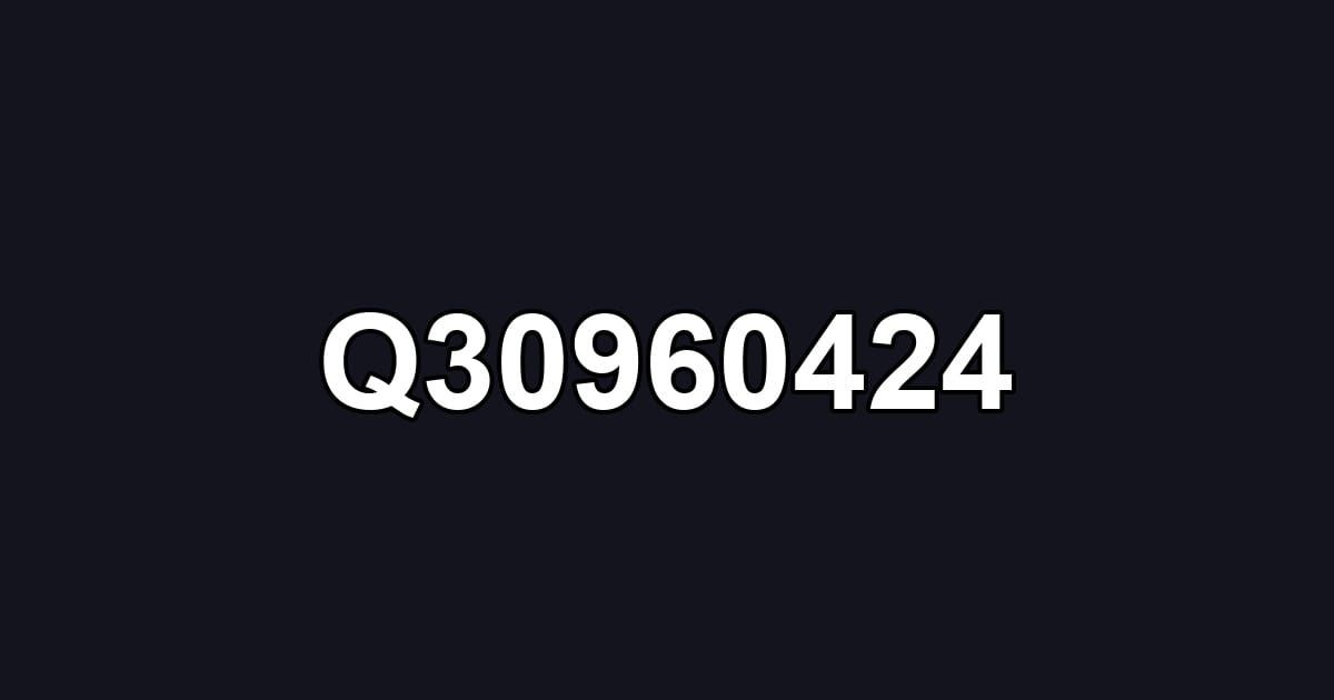 Q30960424