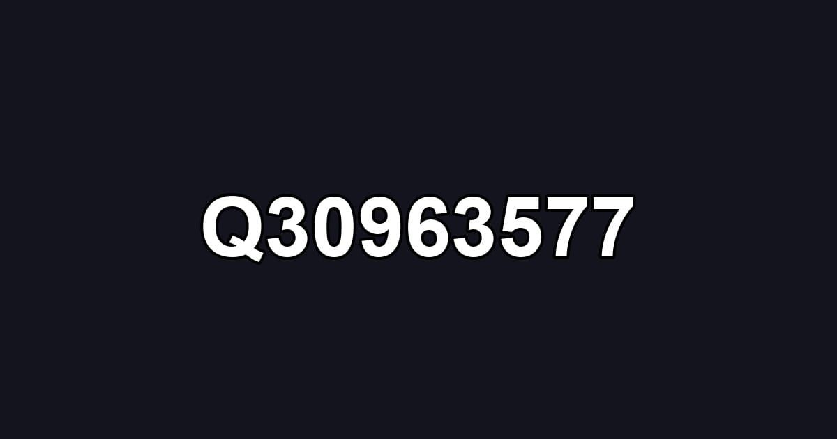 Q30963577