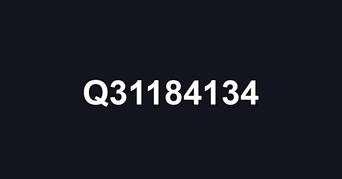Q31184134