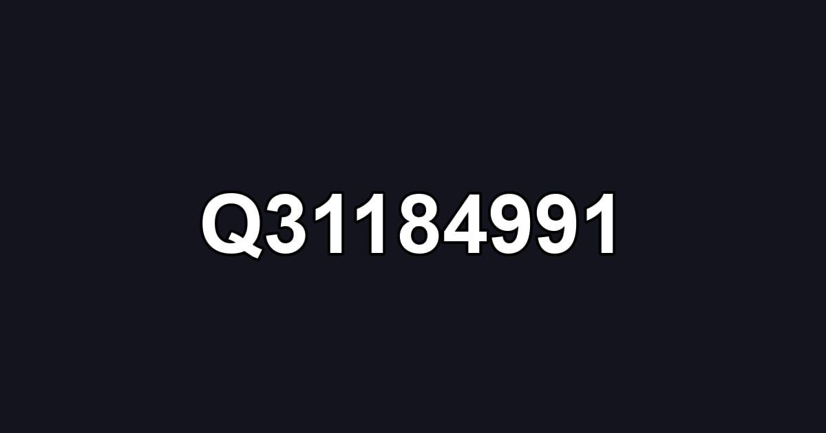 Q31184991