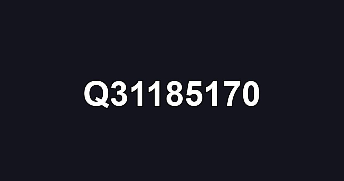Q31185170
